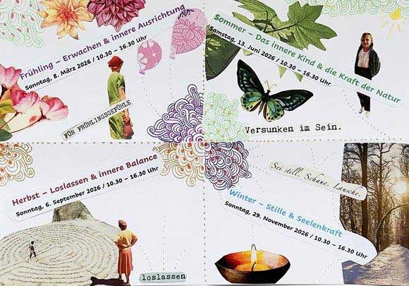 Glückszeiten – Frauentage im Wandel der Jahreszeiten. 4 Tageskurse für Frauen